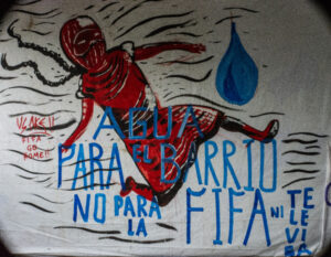 Agua para el barrio, no para la FiFA ni Televisa Agua para el barrio, no para la FiFA ni Televisa