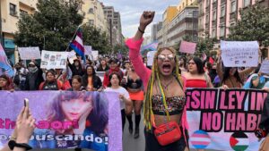 “¡Nuestras vidas valen más que un Mundial!”: marchan en el Día de la Visibilización Trans “¡Nuestras vidas valen más que un Mundial!”: marchan en el Día de la Visibilización Trans