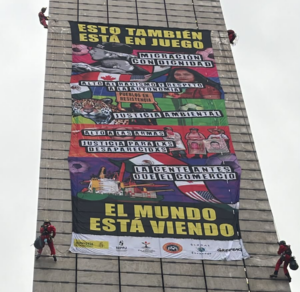 “Esto también está en juego”: activistas exigen atención a crisis ambiental y de derechos humanos “Esto también está en juego”: activistas exigen atención a crisis ambiental y de derechos humanos